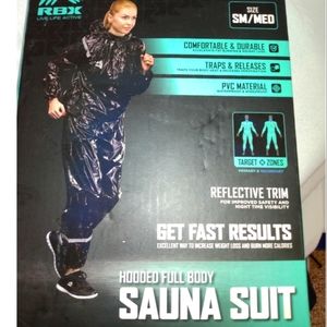 NWOT RBX HOODED FULL BODY SAUNA SUIT